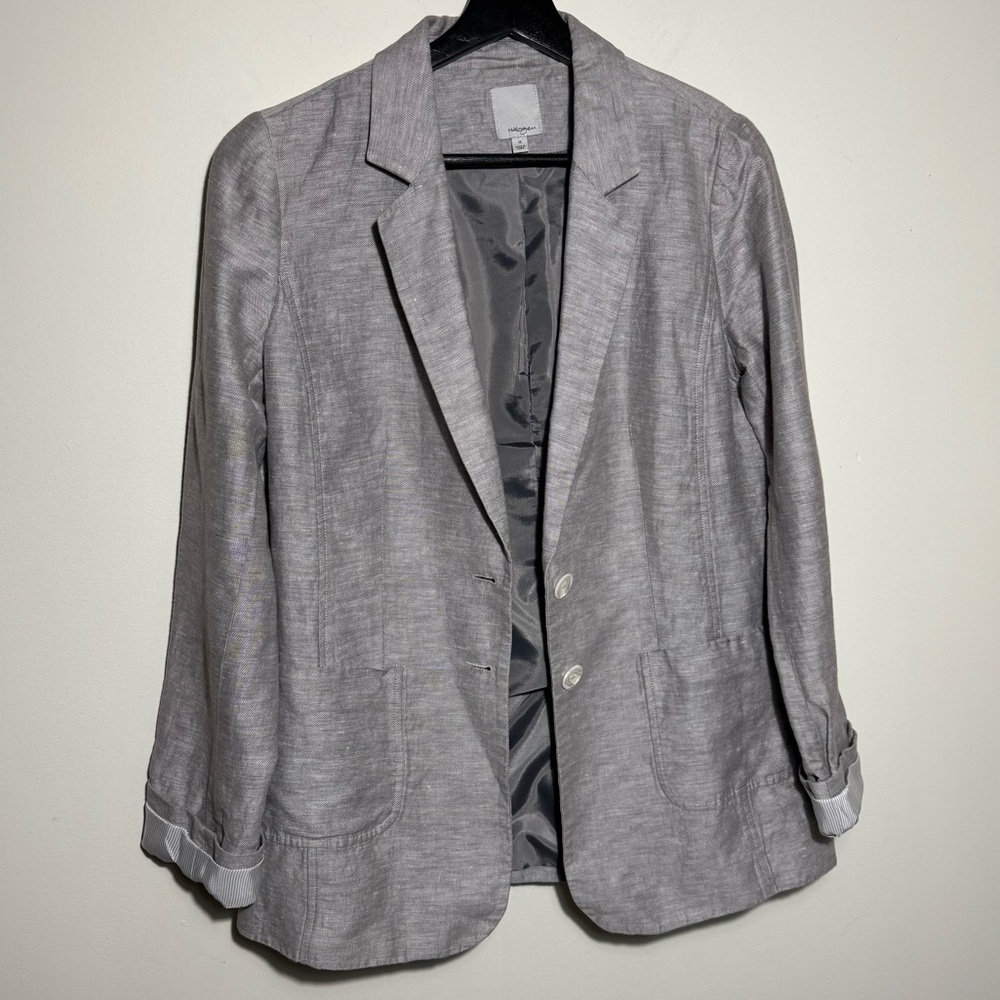 Halogen Light Gray Women's Blazer